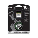 PNY Κάρτα Μνήμης SD16G10ELIPER-EF - SD Elite Performance 16GB
