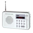 Akai Φορητό Ραδιόφωνο DR002A-521 FM/USB/SD/MP3 White