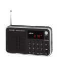 Akai Φορητό Ραδιόφωνο DR002A-521 FM/USB/SD/MP3 Black