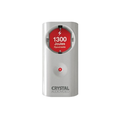 Crystal Audio Μονόπριζο Aσφαλείας CP1-1300-70W White