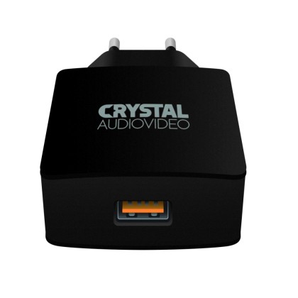 Crystal Audio Single USB Wall Charger QP-3/QC3.0