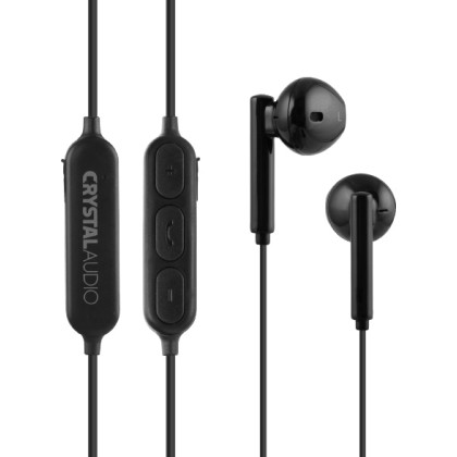 Crystal Audio Ακουστικά In-Ear Bluetooth Handsfree BIE-02-K Blac