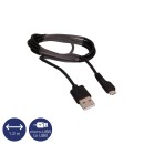 Osio Καλώδιο OTU-395 USB σε Micro USB 1.2m Μαύρο