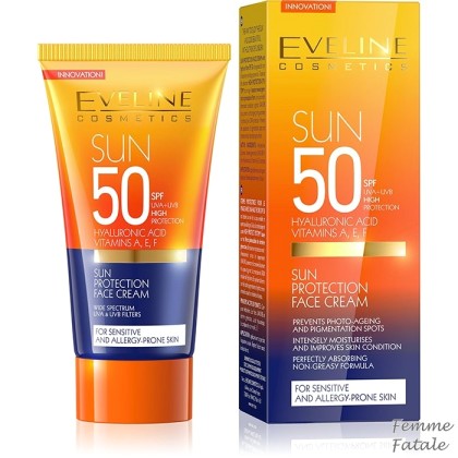 Eveline Cosmetics Αντηλιακή Κρέμα Προσώπου Με Δείκτη Προστασίας 