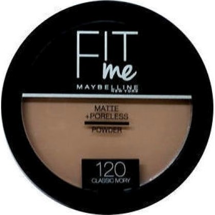 Fit Me Matte & Poreless Pressed Powder 120 Classic 14gr Maybelli