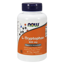 L-Tryptophan 500mg 60 φυτοκάψουλες - Now / Τρυπτοφάνη - Αμινοξέα