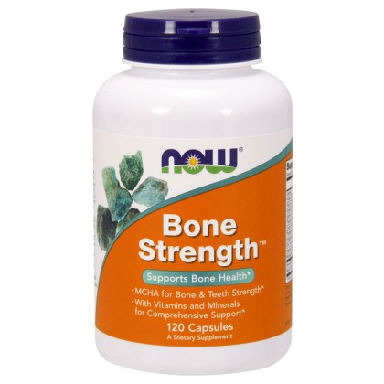 Bone Strength - 120 caps NOW Foods / Μέταλλα για Οστά - Οστική Μ