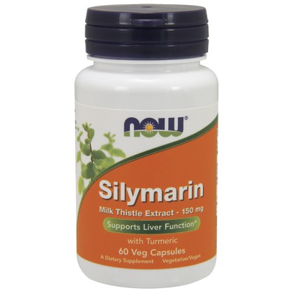 Silymarin (Milk Thistle) 150mg - 60vaps NOW Foods / Γάλα Γαϊδουρ