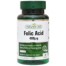 Folic Acid 400μg 90 ταμπλέτες - Natures Aid / Φολικό Οξύ - Βιταμ