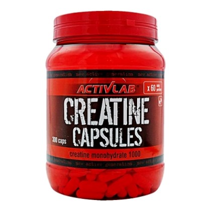 Creatine Capsules Monohydrate 1000 300 κάψουλες - Activlab / Κρε
