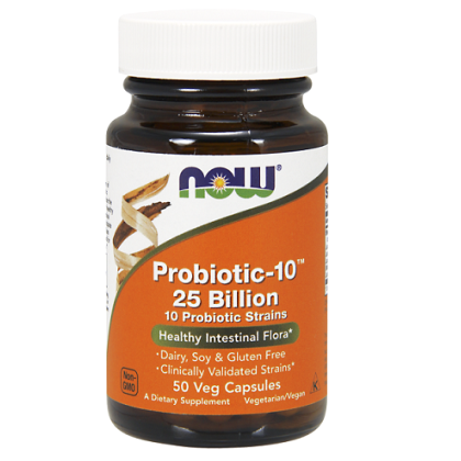 Probiotic - 10, 25 Billion 50 φυτοκάψουλες - Now / Προβιοτικά