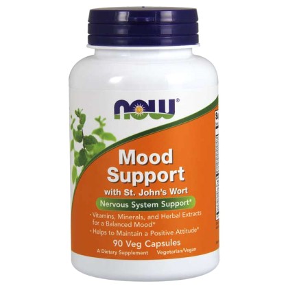 Mood Support with St. John's Wort - 90 vcaps - Now / Ψυχική Διάθ