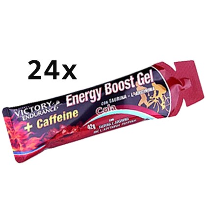 Energy Boost Gel + Caffeine 24x42gr - Weider Victory Endurance Ε