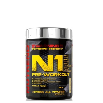 N1 Pre-Workout 510γρ - Nutrend / Προεξασκητικό - Ενεργειακό - Bl