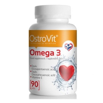 Omega-3 EPA DHA 90 κάψουλες - Ostrovit / Ωμέγα 3 Λιπαρά Οξέα