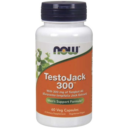 TestoJack 300 60 Φυτοκάψουλες - Now Foods / Ανδρική Σεξουαλική Υ
