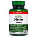 L-Lysine 1000 mg Natures Aid 80 ταμπλέτες / Ανοσοποιητικό / Αμιν