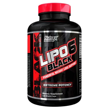 Lipo-6 Black Extreme Potency 120 κάψουλες - Nutrex / Θερμογενετι