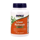Liver Refresh 90 φυτοκάψουλες - Now / Συκώτι Ηπατοπροστασία