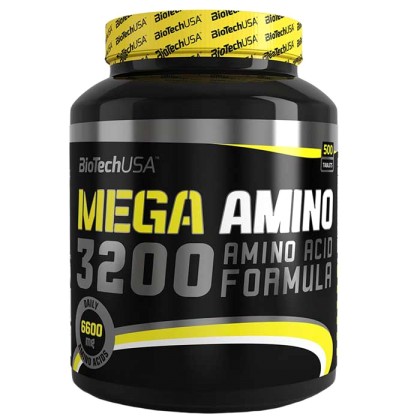 Mega Amino 3200 - 500 tabs - BioTech USA / Αμινοξέα
