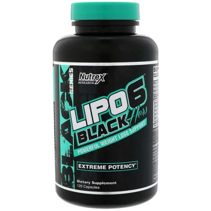 Lipo-6 Black Hers 120 κάψουλες - Nutrex / Λιποδιαλύτης για γυναί