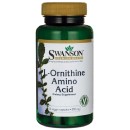 L-Ornithine Amino Acid 500mg 60 vcaps - Swanson / Ορνιθίνη - Αμι