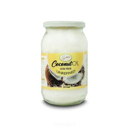 Coconut Oil Extra Virgin Unrefined 900ml - Vivio / Έλαιο Καρύδας