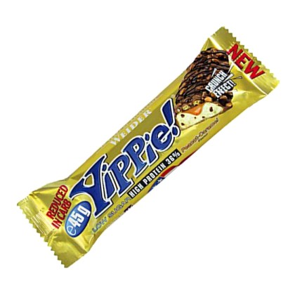 Yippie Bar 45g - Weider / Mπάρα πρωτεΐνης - Brownie / Vanilla