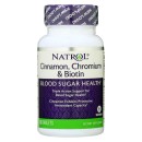 Cinnamon Chromium Biotin 60 ταμπλέτες Natrol / Μεταβολισμός