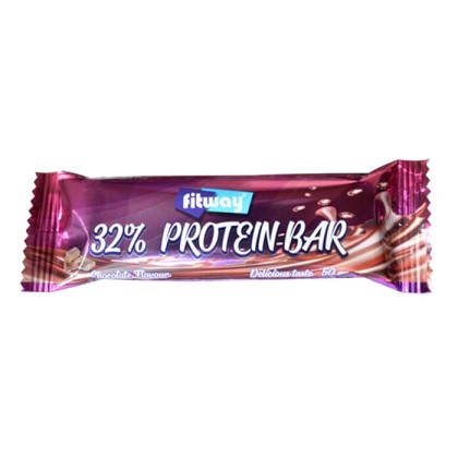 32% Protein Bar 50g - Fitway  - Σοκολάτα