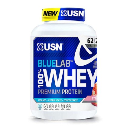 BlueLab 100% Whey Premium Protein 2000g - USN - Φράουλα