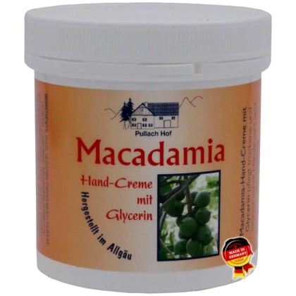 Macadamia Κρέμα χεριών με Γλυκερίνη 250ml - Pullach Hof