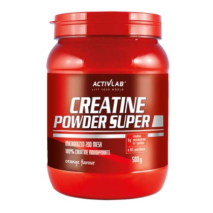 Creatine Powder Super [Pure] 500 g - Activlab - Πορτοκάλι