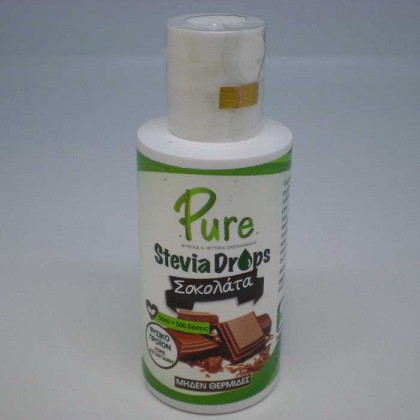 Stevia Drops 50ml - Pure - Σοκολάτα