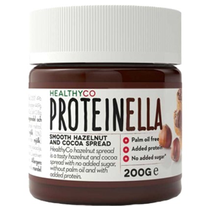 Proteinella 200g - HealthyCo / Κρέμα επάλειψης με πρωτεϊνη - Λευ