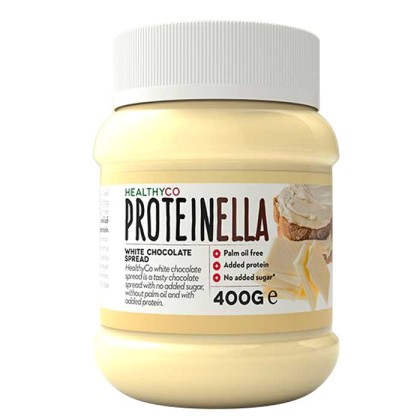 Proteinella 400g - HealthyCo / Κρέμα επάλειψης με πρωτεϊνη - Λευ