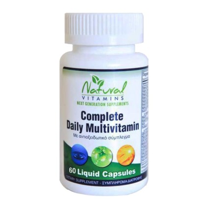 Complete Daily Multivitamin - Με αντιοξειδωτικό σύμπλεγμα  60 ca