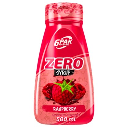 Syrup ZERO 500ml - 6PAK / Σιρόπι χωρίς θερμίδες - Raspberry 