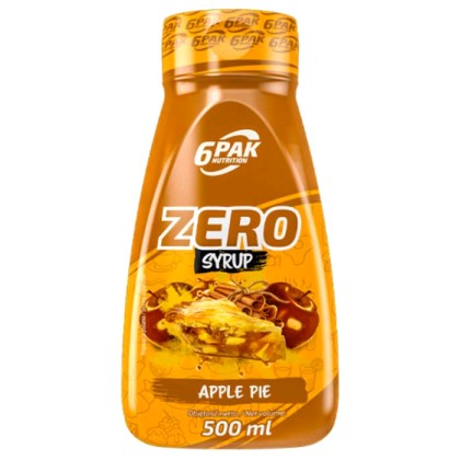 Syrup ZERO 500ml - 6PAK / Σιρόπι χωρίς θερμίδες - Apple Pie (Μηλ