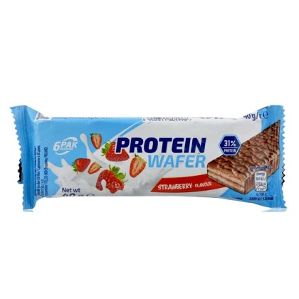 Protein Wafer 40g - 6PAK - Φράουλα