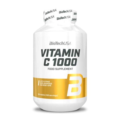 Vitamin C 1000 100 tabs - Biotech USA