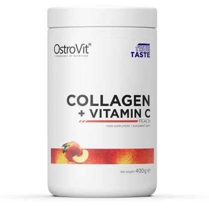 Collagen + Vitamin C 400g - OstroVit - Ροδάκινο