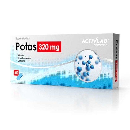 Potas 320mg 60 caps - Activlab Pharma / Κάλιο