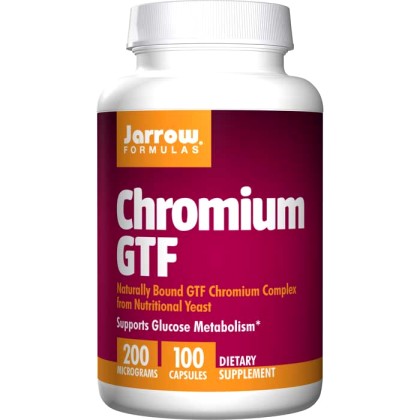 Chromium GTF 200mcg  100 caps - Jarrow Formulas 