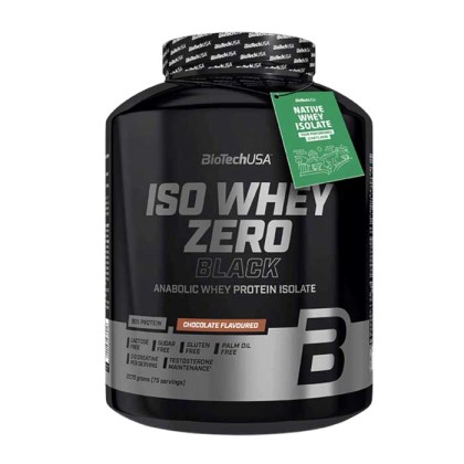 Iso Whey Zero Black 2270gr - Biotech USA - Βανίλια