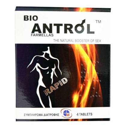 Bio Antrol Rapid 4 tabs - Medichrom / Σεξουαλική τόνωση άνδρα
