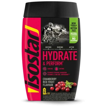 Hydrate & Perform 400g - Isostar - Cranberry