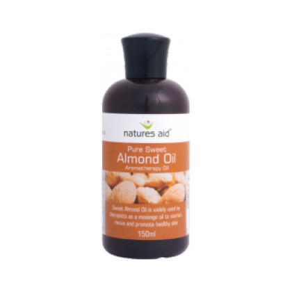 Pure Sweet Almond Oil 150ml - Natures Aid / Αμυγδαλέλαιο - Λάδι 