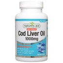 Cod Liver Oil 1000 mg 90 softgels - Natures Aid / Μουρουνέλαιο -