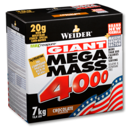 Mega Mass 4000 Weider Mega Mass 7 kg / Πρωτεΐνη - Βανίλια
